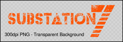 Default SubStation 7 Logo - 300dpi PNG, Transparent Background